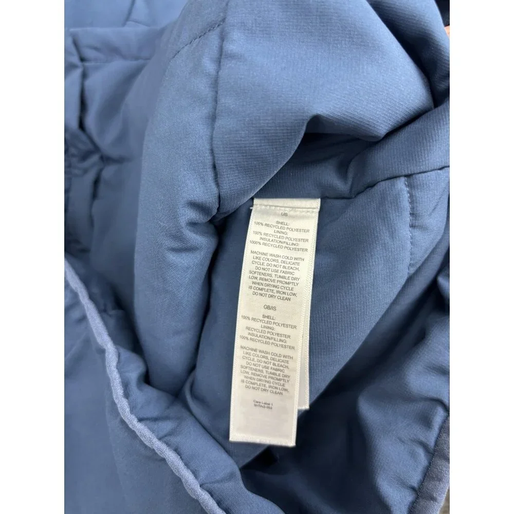 Men's Lightweight Blue Zip-Up Shirt Jacket